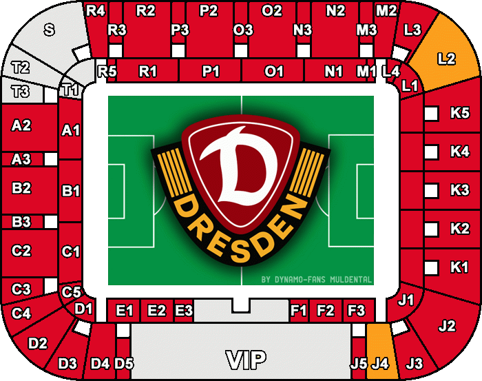 Stadionplan