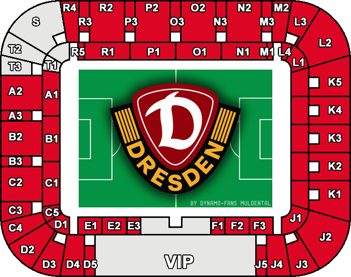 Stadionplan