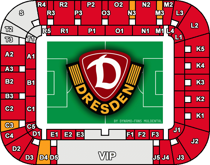 Stadionplan