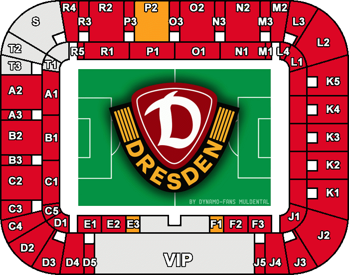 Stadionplan